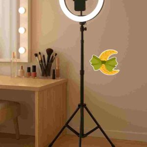 ARO SELFIE LUZ LED BLANCO 12" INCLUYE TRIPODE DE 2.1mts