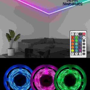 TIRA LED  RGB 5mt MULTICOLOR 5050