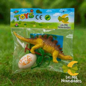 DINOSAURIO X 1 CON HUEVO EN BOLSA - Imagen 1