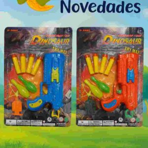 PISTOLA LANZA DARDOS PLAY SET TOYS DINOSAU - Imagen 1