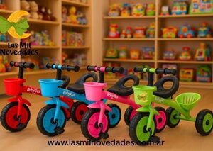 TRICICLO ESTRUCTURA DE METAL con canastito BABYGUS