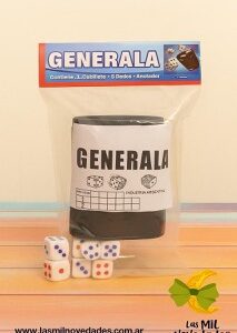 JUEGO GENERALA EN BOLSA Wawi