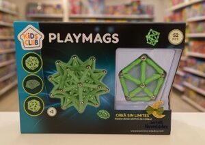 JUEGO DE BLOQUES **MAGNETICOS x 52 pcs VERDE** - Imagen 1