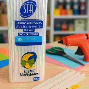 BARRA DE SILICONA FINA MARCA SEÑORITA + CALIDAD