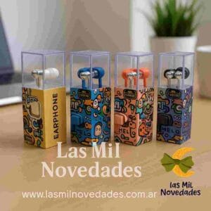 AURICULAR ***MILO LOCKET*** EN CAJITA ACRILICO