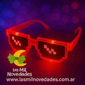 ANTEOJO LENTE PIXELADO CON LUZ LED