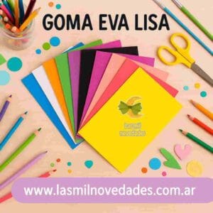 GOMA EVA LISA MARCA SEÑORITA variedad de colores