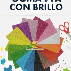 GOMA EVA BRILLOSA variedad de colores