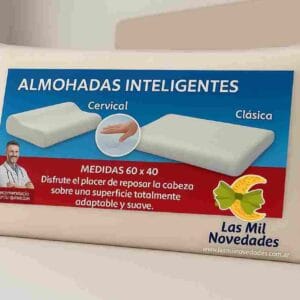 ALMOHADA INTELIGENTE MEDIDAS 60x40