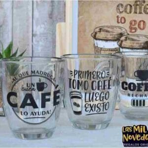 TAZA VIDRIO variedad de diseños