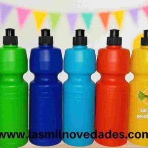 BOTELLA **ECONOMICA PLASTICO** DE 750CC variedad de colores
