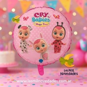 GLOBO x 1 BABIES CRY BABY CRY 18 pulgadas o 50 cms aprox - Imagen 1