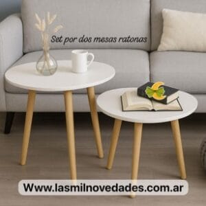 SET POR DOS MESAS RATONAS DECO LAS MIL NOVEDADES - Imagen 1