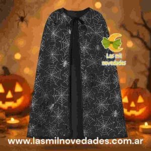 CAPA DE MAGO o BRUJA **CON ESTRELLAS o TELARAÑA** variedad de colores - Imagen 3