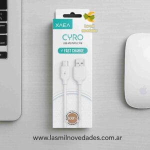 CABLE USB "FICHA C" CARGA RAPIDA XAEA CYRO