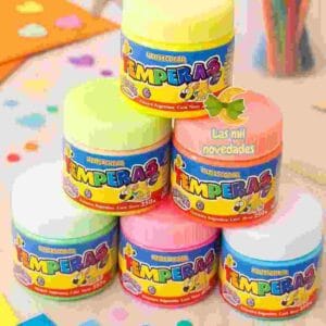 TEMPERA POTE x 250 grs colores METALIZADOS O FLUORS MARCA SEÑORITA