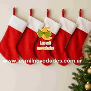 ADORNO BOTA NAVIDEÑA 20 x 43 cms