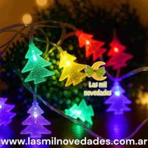 GUIRNALDA LED ARBOLITO "COLOR *MULTICOLOR*" 3 MTS A PILAS (no incluidas)