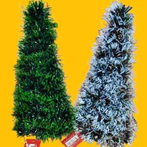 PINO ARBOLITO DE MESA 25 CMS VERDE LISO O NEVADO