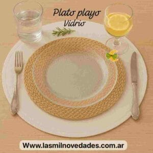 PLATO PLAYO VIDRIO DURAX - Imagen 1
