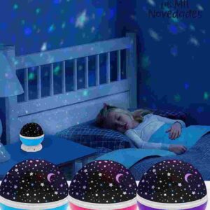 LAMPARA STAR MASTER GIRATORIA PROYECTOR DE ESTRELLAS