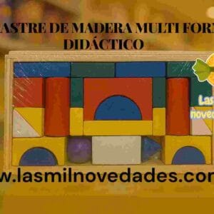 ENCASTRE DE MADERA *MULTIFORMA* DIDACTICO - Imagen 1