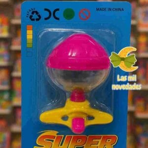 TROMPO LANZADOR CON LUZ PEG-TOP **EN BLISTER** - Imagen 1