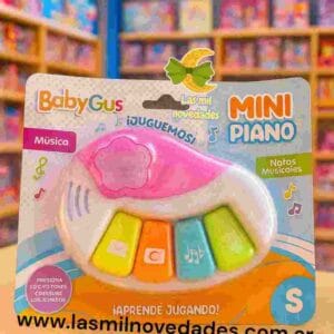 PIANO BEBE EN BLISTER MINI PIANO CON LUZ Y SONIDO - Imagen 1