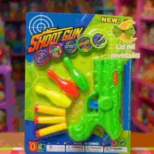 PISTOLA LANZA DARDOS PLAY SET TOYS - Imagen 1