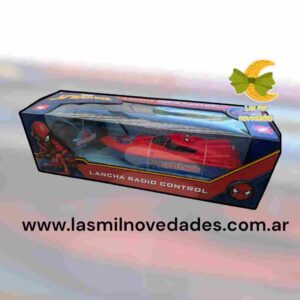 SUPER LANCHA CONTROL REMOTO HOMBRE ARAÑA - Imagen 1