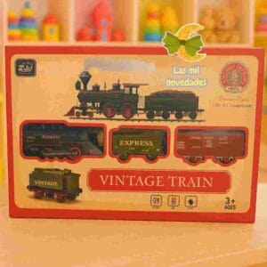 TREN EN CAJA VINTAGE TRAIN