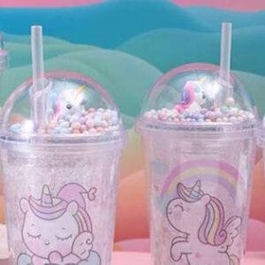 VASO ACRILICO TERMICO ***KAWAI*** SHINE CON SORBETE variedad de diseños - Imagen 4