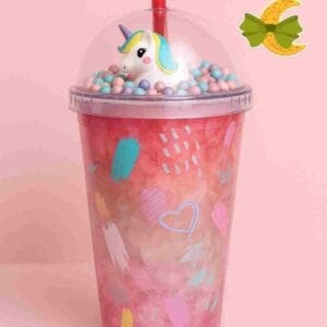 VASO ACRILICO TERMICO ***KAWAI*** SHINE CON SORBETE variedad de diseños - Imagen 1