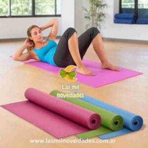 MAT COLCHONETA PARA YOGA 8MM  1,80 DE LARGO X 65CM DE ANCHO