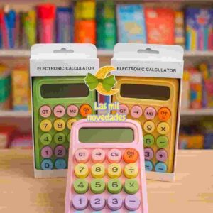 CALCULADORA PASTEL 10 DIGITOS ITEM CL8145 - CL8146 - Imagen 1