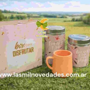SET DE MATE DELUX EN CAJA variedad de diseños - Imagen 2