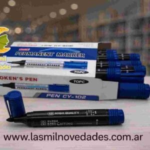 MARCADOR FIBRON PERMANENTE "AZUL" CY-200 XUANCAI PENCIL MAKING - Imagen 1