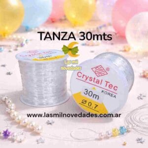 TANZA ELASTICA x 1 rollo de 30 mts - Imagen 1
