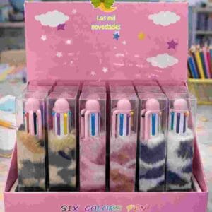 LAPICERA *CON PELUCHITO* 6 COLORES - Imagen 2