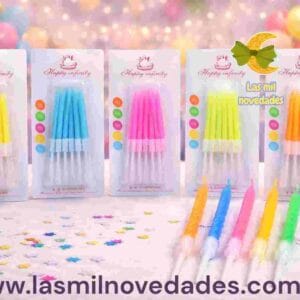 VELA VELITA DE CUMPLE ALEGRIA variedad de modelos y diseños