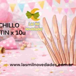 BLISTER con 10 CUCHILLO CUCHILLOS COPETIN - Imagen 1
