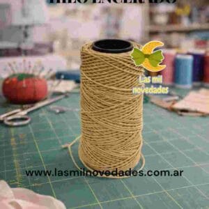 HILO ENCERADO ovillo x 1 variedad de colores. - Imagen 1