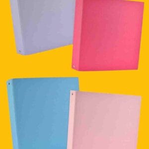 CARPETA NUM 3 LISA "CON AROS" variedad de colores - Imagen 1