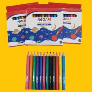 LAPIZ COLOR *CORTO* x 12 NEO ART