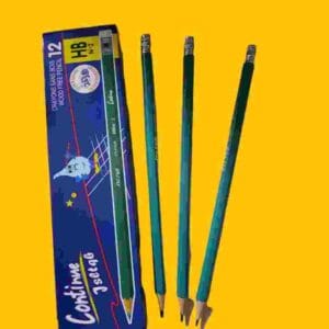 LAPIZ NEGRO CON GOMA (verde continue) x1