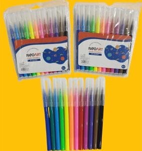 FIBRA x 12 ¨TAPA TRANSPARENTE¨ *NEO ART*