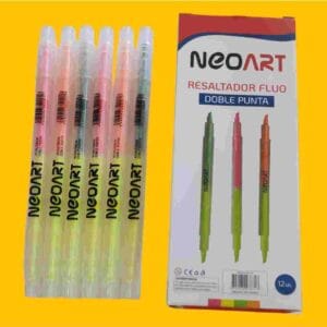 RESALTADOR FLUO DOBLE PUNTA NEO ART