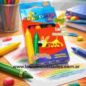 CRAYONES x 6 "FINO" MARCA SEÑORITA