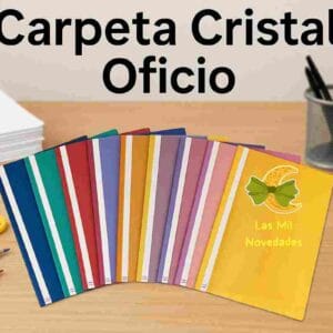 CARPETA TRANSPARENTE O CRISTAL "OFICIO" - Imagen 1