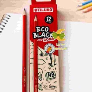 LAPIZ NEGRO CON GOMA UU x1